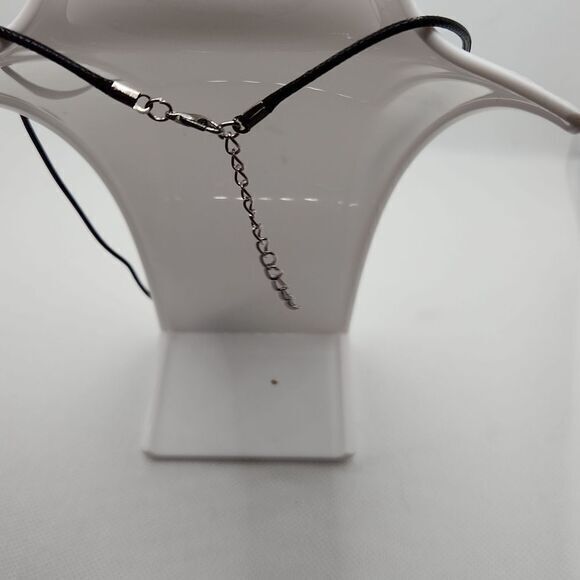 Natural Stone Healing Point Necklace Green Aura Quartz - Picture 4 of 4